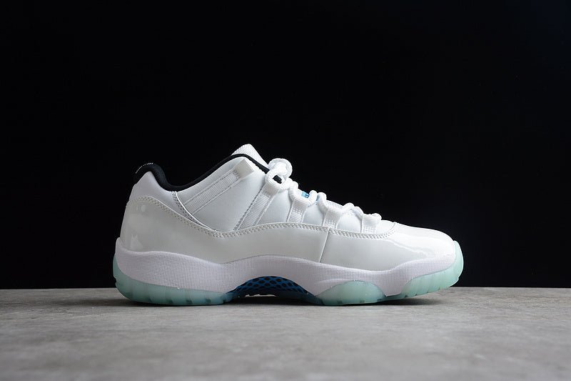AIR JORDAN 11 RETRO LOW WHITE/WHITE/BLACK/LEGEND BLUE - Phantom Kicks