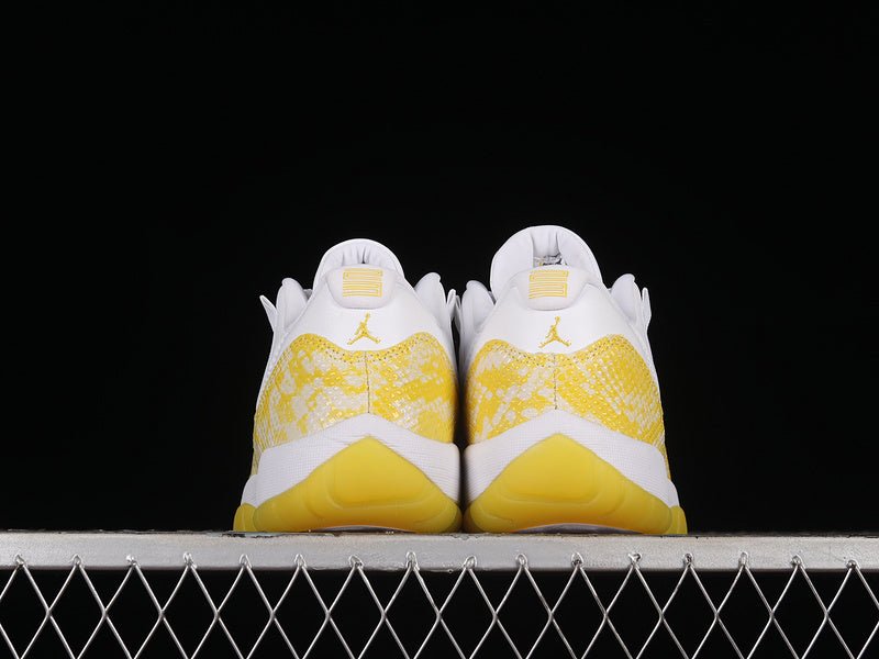 AIR JORDAN 11 RETRO LOW YELLOW SNAKESKIN WHITE - Phantom Kicks