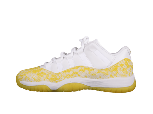 AIR JORDAN 11 RETRO LOW YELLOW SNAKESKIN WHITE - Phantom Kicks