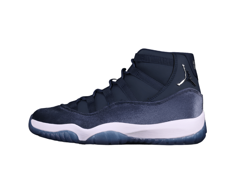 AIR JORDAN 11 RETRO NAVY VELVET MIDNIGHT NAVY/METALLIC SILVER/WHITE - Phantom Kicks
