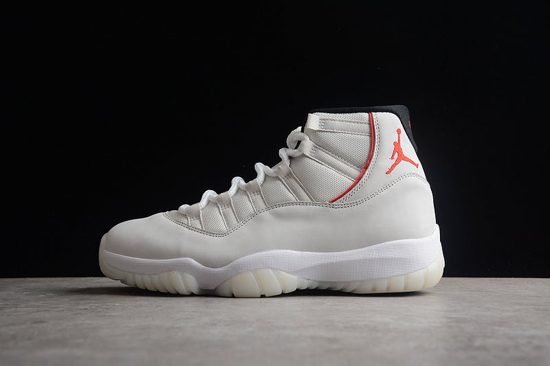AIR JORDAN 11 RETRO PLATINUM TINT/SAIL-UNIVERSITY RED - Phantom Kicks