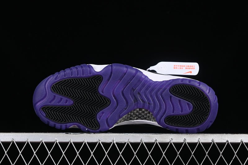 AIR JORDAN 11 RETRO WHITE/BLACK/PURPLE - Phantom Kicks