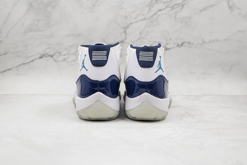 AIR JORDAN 11 RETRO WIN LIKE 82 WHITE/MIDNIGHT NAVY-UNIVERSITY BLU - Phantom Kicks