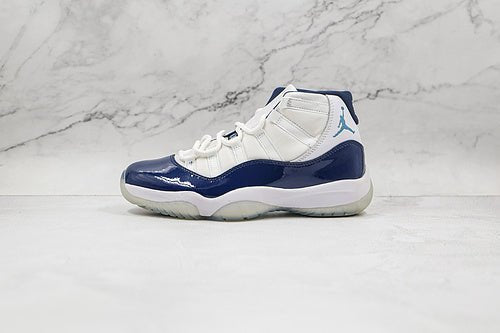 AIR JORDAN 11 RETRO WIN LIKE 82 WHITE/MIDNIGHT NAVY-UNIVERSITY BLU - Phantom Kicks