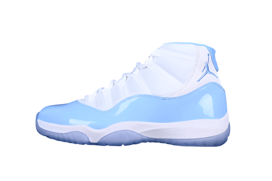 AIR JORDAN 11 UNC AJ11 WHITE/BLUE - Phantom Kicks