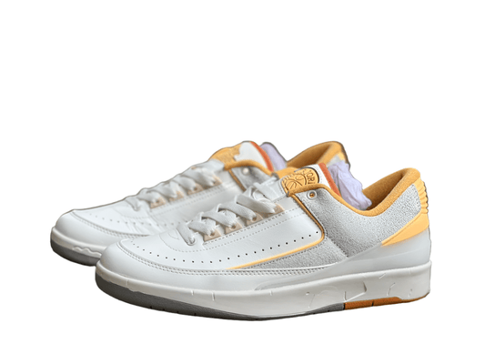 Air Jordan 2 Low Grey/White/Orange - Phantom Kicks