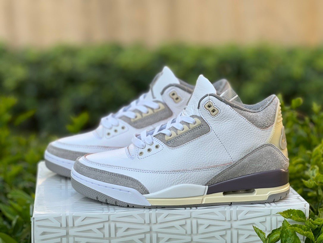 Air Jordan 3 A Ma Maniere Sail/Medium Grey - Phantom Kicks
