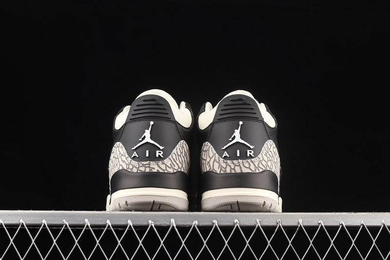 AIR JORDAN 3 DESERT CEMENT BLACK/RUSH ORANGE-FOSSIL STONE-SAIL - Phantom Kicks