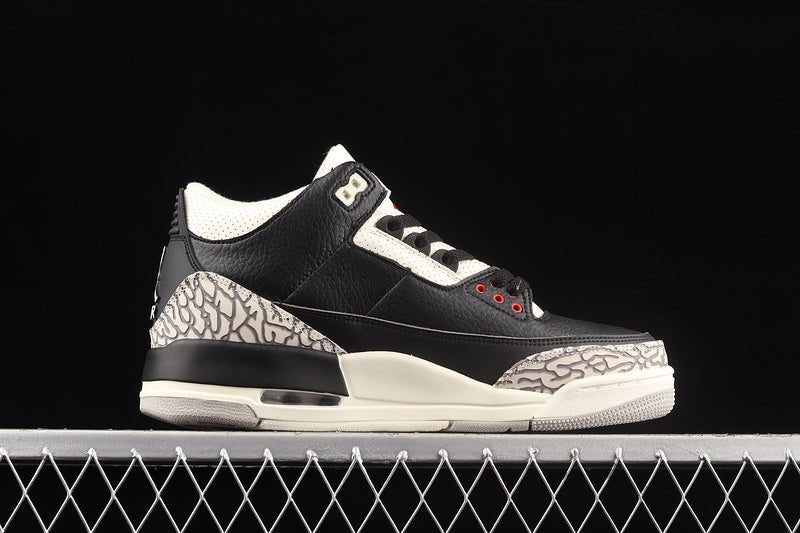 AIR JORDAN 3 DESERT CEMENT BLACK/RUSH ORANGE-FOSSIL STONE-SAIL - Phantom Kicks