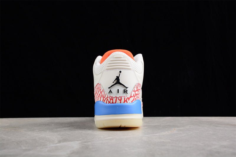 AIR JORDAN 3 MR TRIPLE DOUBLE PE WHITE/RED/BLUE - Phantom Kicks