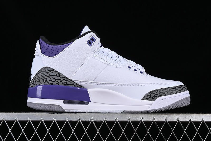 AIR JORDAN 3 PINE GREEN WHITE/BLACK/GREY/PURPLE - Phantom Kicks