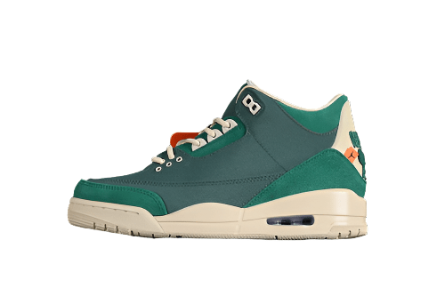 AIR JORDAN 3 RETRO BICOASTAL/BLACK/MALACHITE/FOSSIL - Phantom Kicks