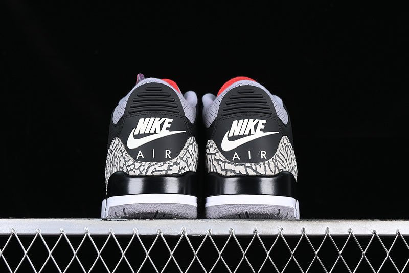 AIR JORDAN 3 RETRO BLACK CEMENT 2018 WHITE/BLACK/GREY - Phantom Kicks