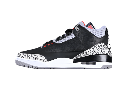 AIR JORDAN 3 RETRO BLACK CEMENT 2018 WHITE/BLACK/GREY - Phantom Kicks