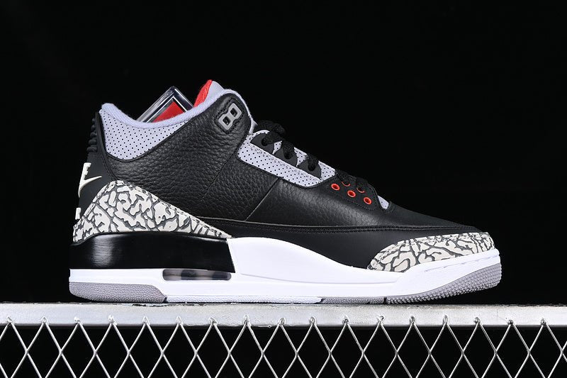 AIR JORDAN 3 RETRO BLACK CEMENT 2018 WHITE/BLACK/GREY - Phantom Kicks