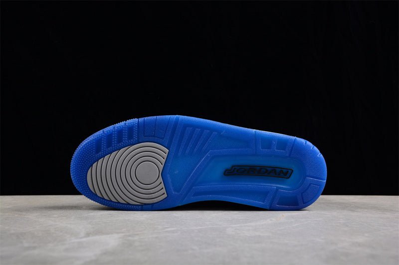 AIR JORDAN 3 RETRO BLACK/SPORT BLUE WOLF GREY - Phantom Kicks