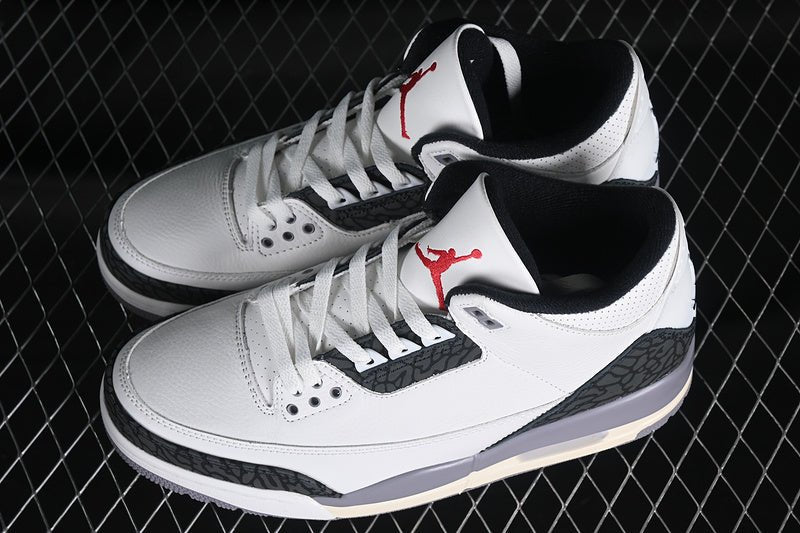 AIR JORDAN 3 RETRO CEMENT GREY WHITE/GREY/BLACK - Phantom Kicks