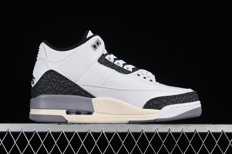 AIR JORDAN 3 RETRO CEMENT GREY WHITE/GREY/BLACK - Phantom Kicks