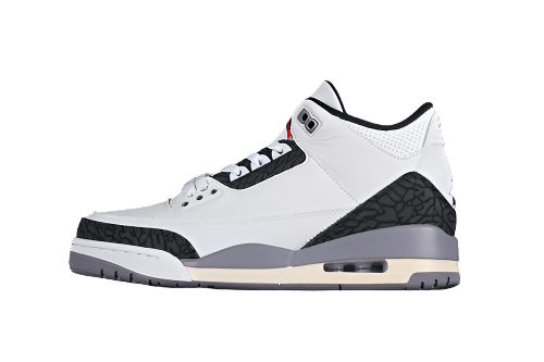 AIR JORDAN 3 RETRO CEMENT GREY WHITE/GREY/BLACK - Phantom Kicks