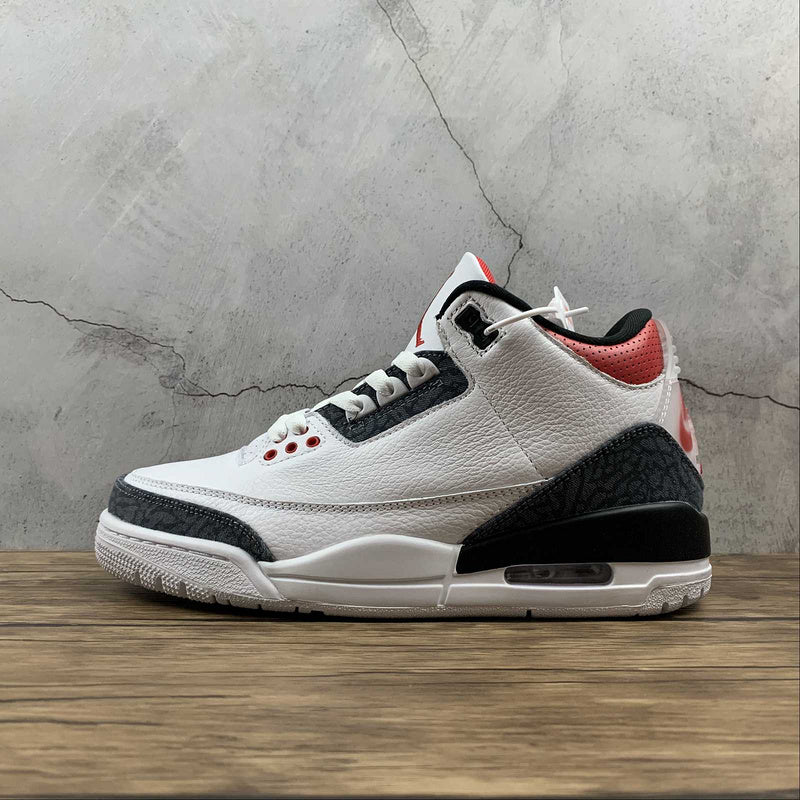 AIR JORDAN 3 RETRO DENIM SE FIRE RED WHITE/FIRE RED/BLACK - Phantom Kicks