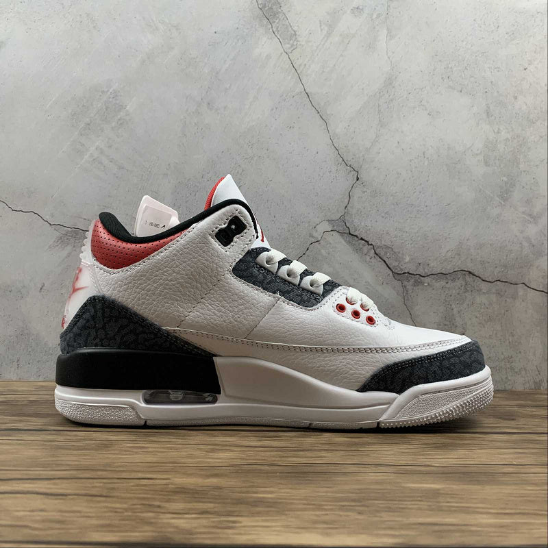 AIR JORDAN 3 RETRO DENIM SE FIRE RED WHITE/FIRE RED/BLACK - Phantom Kicks