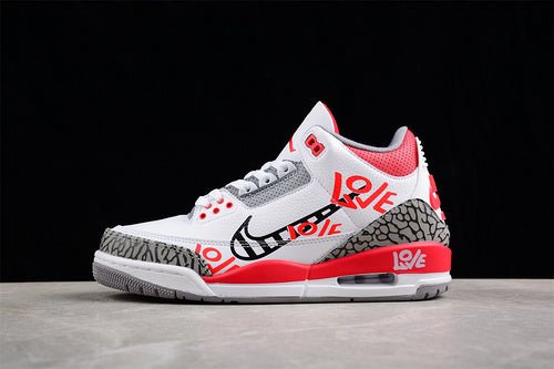 AIR JORDAN 3 RETRO FIRE RED WHITE/BLACK/GREY/RED - Phantom Kicks