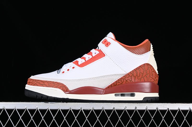 AIR JORDAN 3 RETRO GS MARS STONE WHITE/BLACK/MARS STONE/TEAM ORANGE - Phantom Kicks