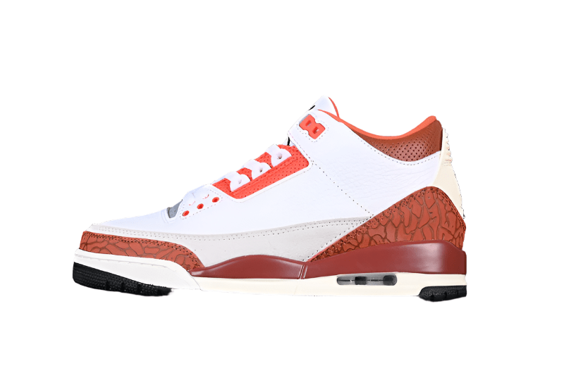AIR JORDAN 3 RETRO GS MARS STONE WHITE/BLACK/MARS STONE/TEAM ORANGE - Phantom Kicks