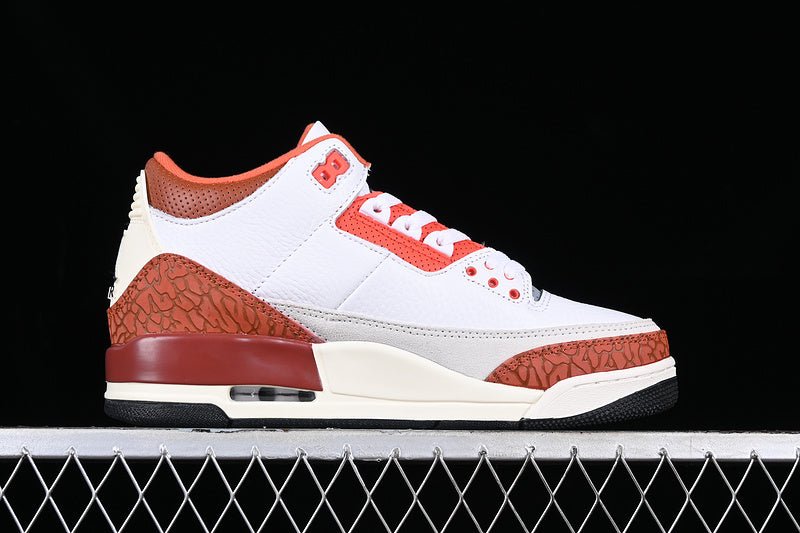 AIR JORDAN 3 RETRO GS MARS STONE WHITE/BLACK/MARS STONE/TEAM ORANGE - Phantom Kicks