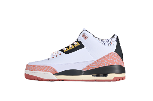 AIR JORDAN 3 RETRO GS WHITE/ANTHRACITE/RED STARDUST/SAIL/SATURN GOLD - Phantom Kicks
