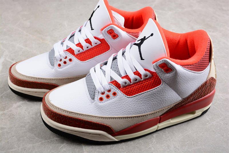 AIR JORDAN 3 RETRO GS WHITE/BLACK/MARS STONE/TEAM ORANGE - Phantom Kicks