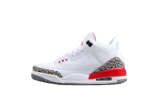 AIR JORDAN 3 RETRO HALL OF FAME WHITE/CEMENT GREY-BLACK-FIRE RED - Phantom Kicks