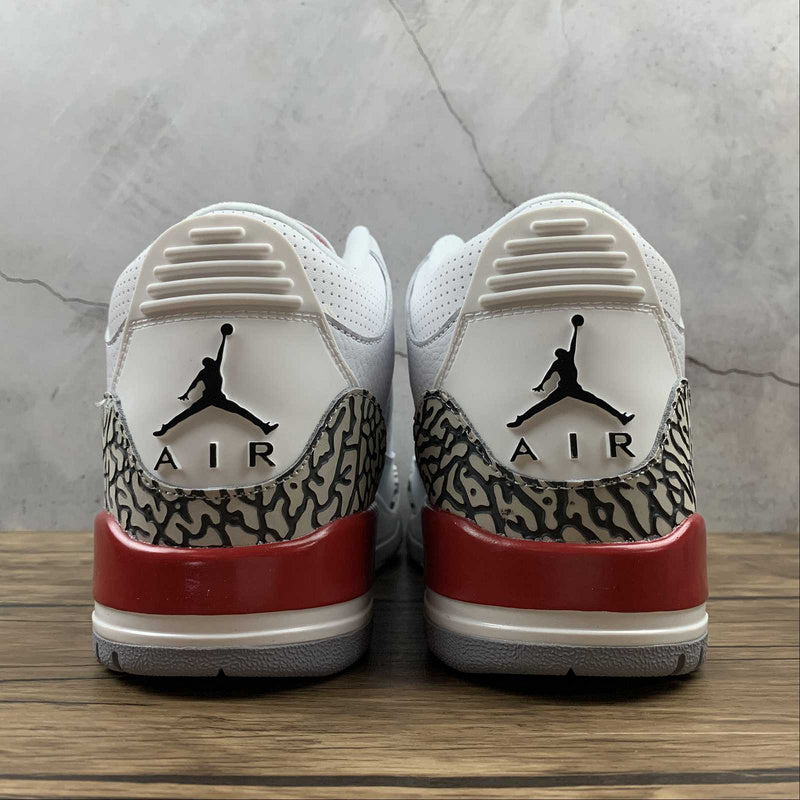AIR JORDAN 3 RETRO HALL OF FAME WHITE/CEMENT GREY-BLACK-FIRE RED - Phantom Kicks