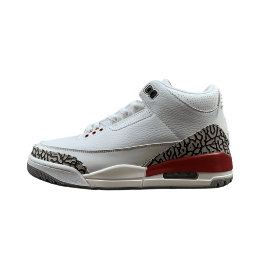 AIR JORDAN 3 RETRO HALL OF FAME WHITE/CEMENT GREY-BLACK-FIRE RED - Phantom Kicks