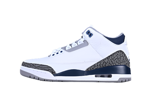 AIR JORDAN 3 RETRO MIDNIGHT NAVY WHITE/BLACK/GREY/BLUE - Phantom Kicks