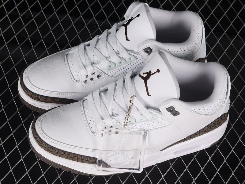 AIR JORDAN 3 RETRO MOCHA WHITE/CHROME-DARK MOCHA - Phantom Kicks