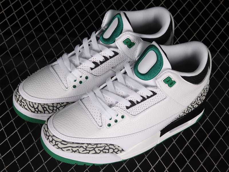 AIR JORDAN 3 RETRO OREGON PIT CREW WHITE/BLACK/GREEN - Phantom Kicks