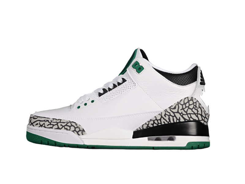 AIR JORDAN 3 RETRO OREGON PIT CREW WHITE/BLACK/GREEN - Phantom Kicks