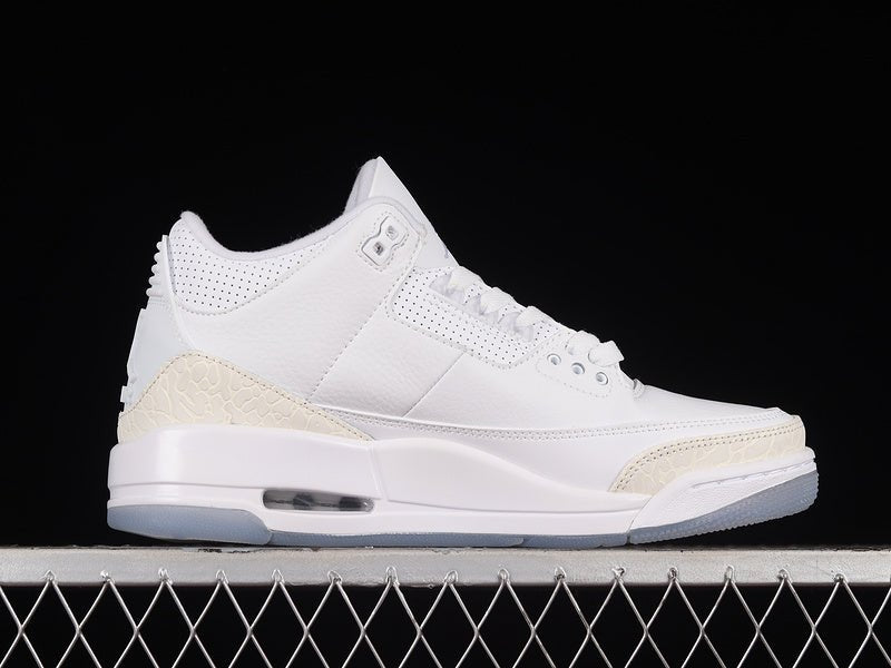 AIR JORDAN 3 RETRO PURE MONEY WHITE/WHITE-WHITE - Phantom Kicks