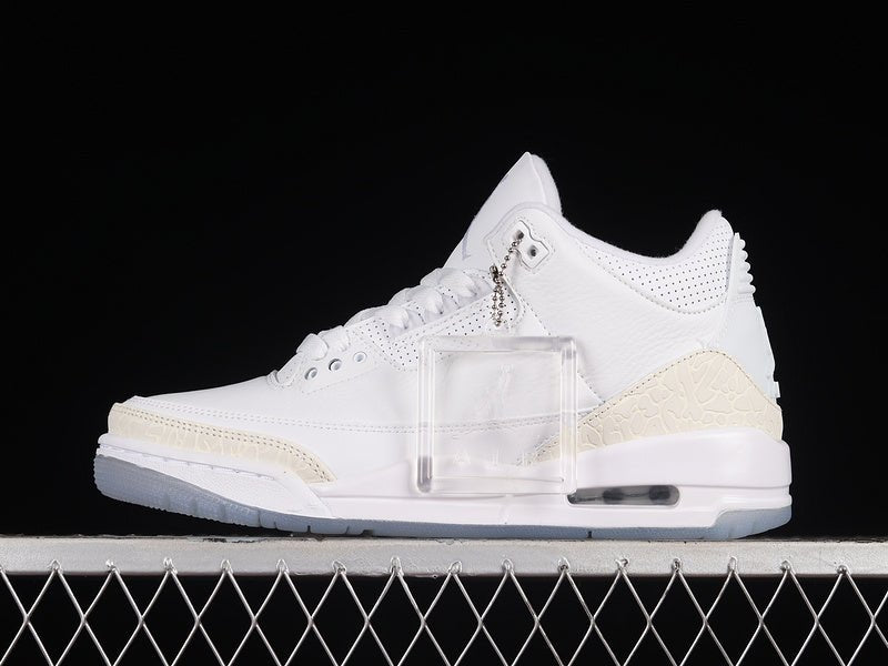 AIR JORDAN 3 RETRO PURE MONEY WHITE/WHITE-WHITE - Phantom Kicks