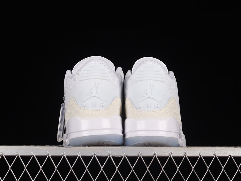 AIR JORDAN 3 RETRO PURE MONEY WHITE/WHITE-WHITE - Phantom Kicks