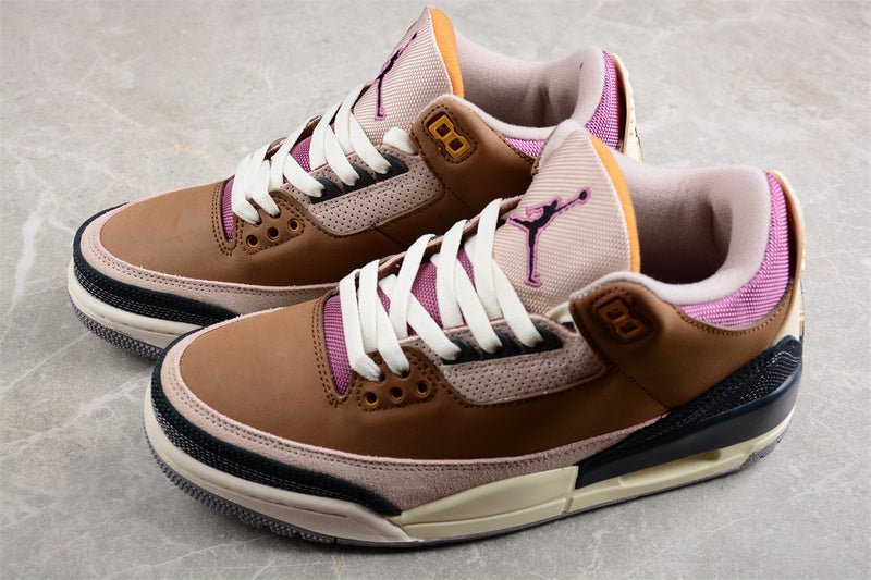 AIR JORDAN 3 RETRO SE ARCHAEO BROWN/DARK SMOKE GREY/FOSSIL STONE - Phantom Kicks