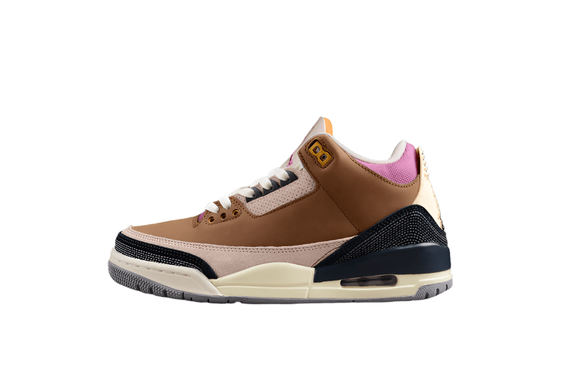 AIR JORDAN 3 RETRO SE ARCHAEO BROWN/DARK SMOKE GREY/FOSSIL STONE - Phantom Kicks