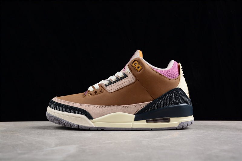 AIR JORDAN 3 RETRO SE ARCHAEO BROWN/DARK SMOKE GREY/FOSSIL STONE - Phantom Kicks