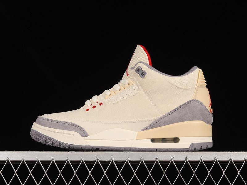AIR JORDAN 3 RETRO SE MUSLIN/UNIVERSITY RED/CEMENT GREY/SAIL - Phantom Kicks