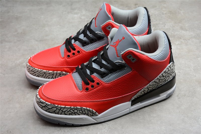 AIR JORDAN 3 RETRO SE UNITE FIRE RED/FIRE RED/CEMENT GREY/BLACK - Phantom Kicks