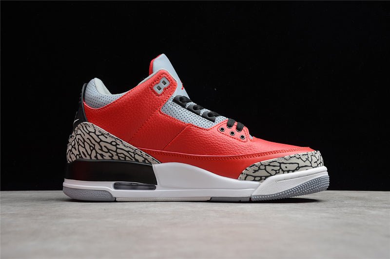 AIR JORDAN 3 RETRO SE UNITE FIRE RED/FIRE RED/CEMENT GREY/BLACK - Phantom Kicks