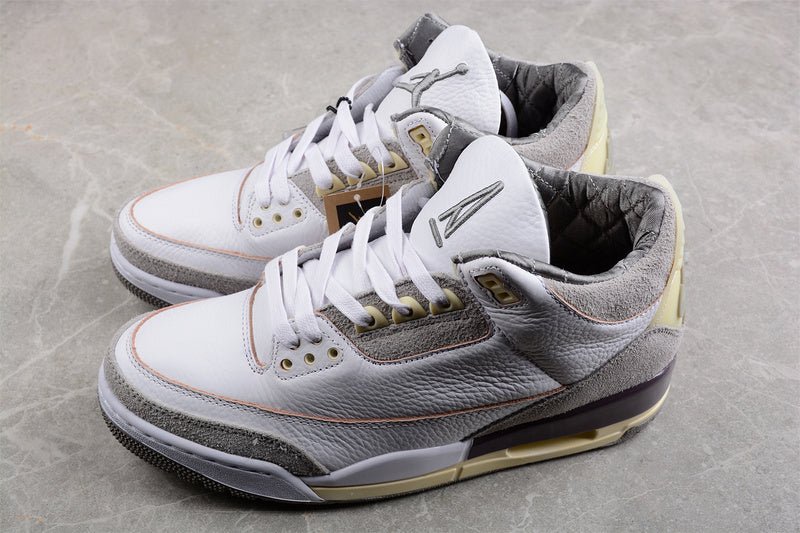 AIR JORDAN 3 RETRO SP RAISED BY WOMEN WHITE/MEDIUM GREY/VIOLET ORE - Phantom Kicks