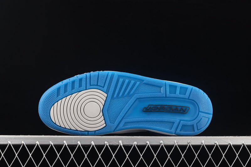 AIR JORDAN 3 RETRO SPORT BLUE-WOLF GREY/BLACK - Phantom Kicks