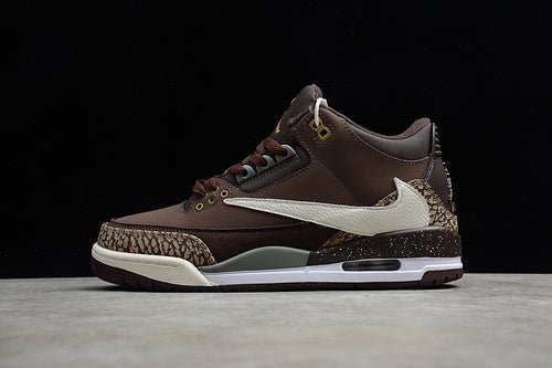 AIR JORDAN 3 RETRO TINKER NRG DARK BROWN/GOLD-BEIGE - Phantom Kicks